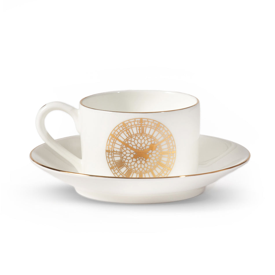 Big Ben Clock Face Fine Bone China Cup and Saucer featured image