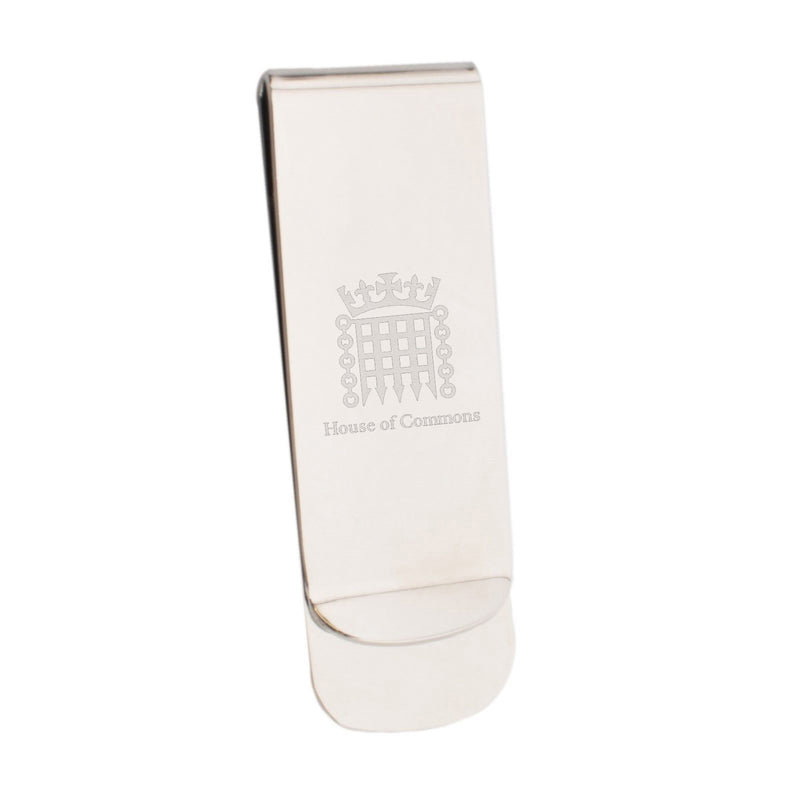 House of Commons Silver Plated Money Clip
