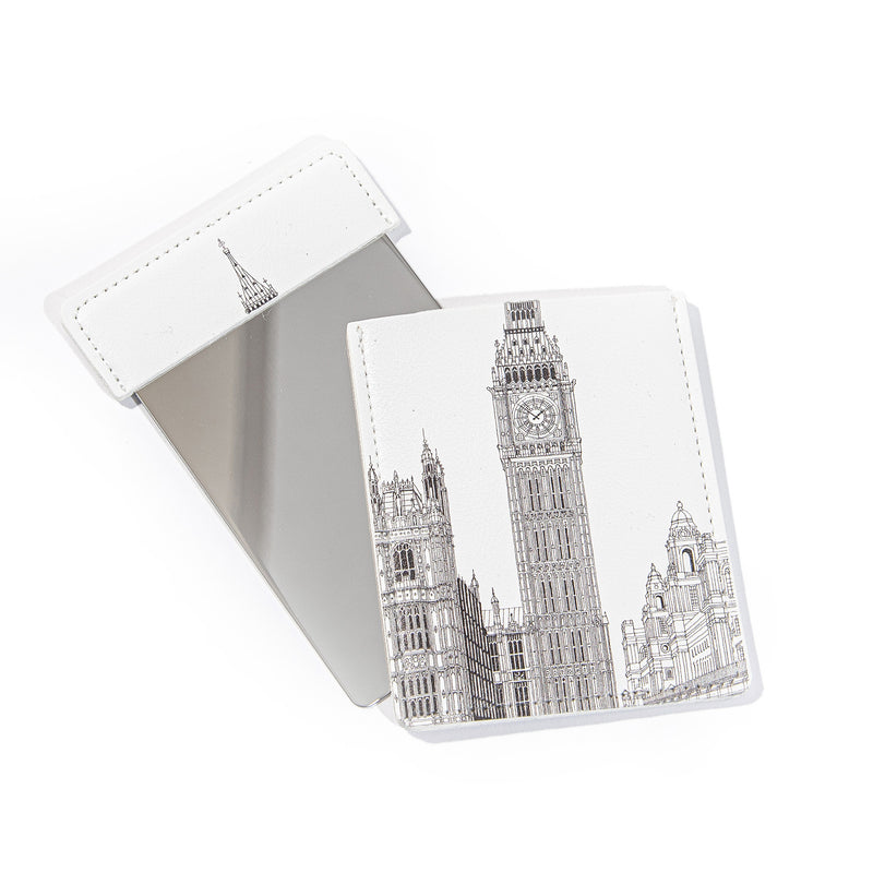 Big Ben Architectural Drawing Sliding Pocket Mirror
