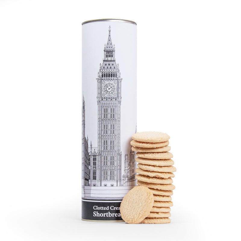 Big Ben Architectural Drawing Shortbread Tube