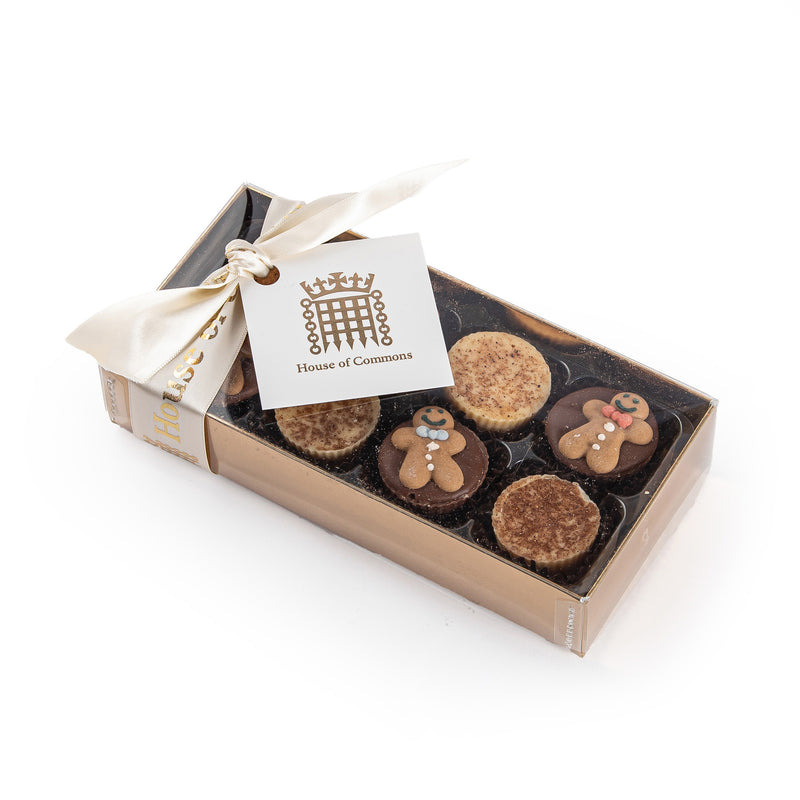 Eggnog and Gingerbread Chocolate Cream Truffles