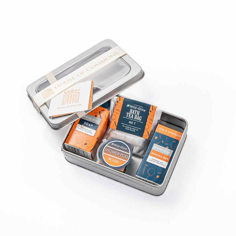 House of Commons Men's Grooming Gift Tin
