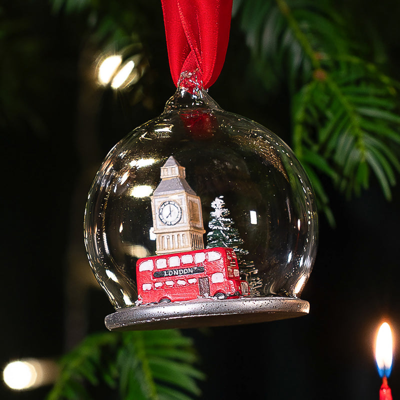 Big Ben and Bus Dome Decoration