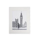 Big Ben Architectural Drawing A3 Mounted Print image 1