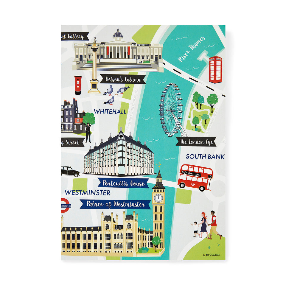 London Map A5 Notebook featured image
