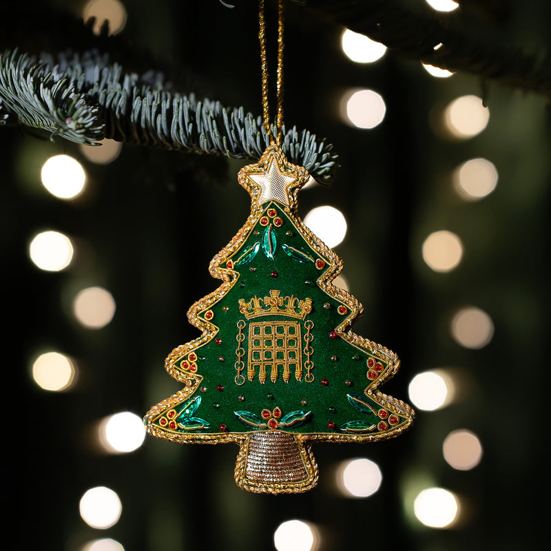 Christmas Tree with Portcullis Decoration