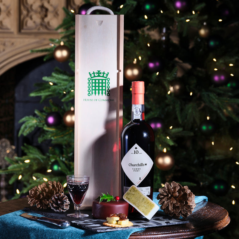 House of Commons Port and Cheese Hamper