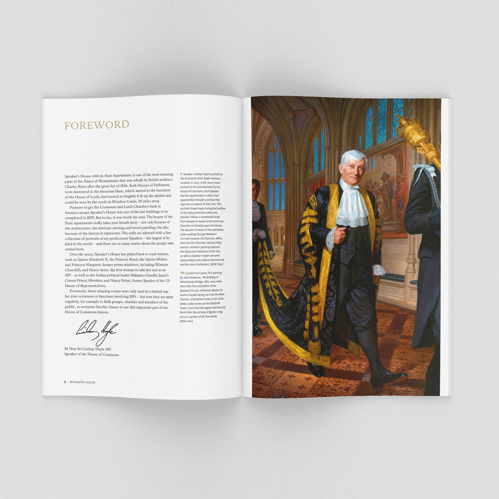 Speaker's House Official Guide Houses of Parliament Shop