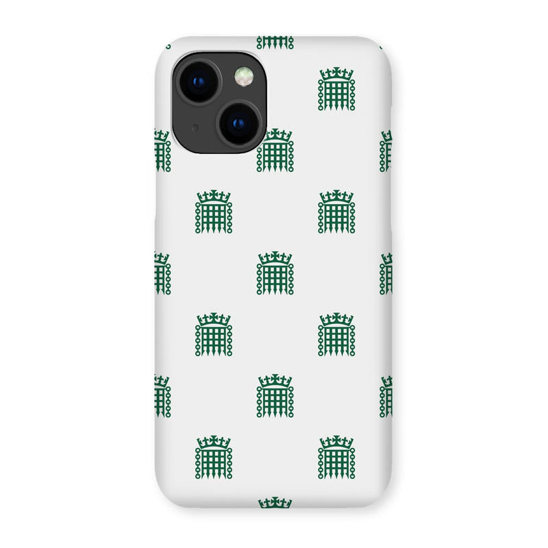 House of Commons Repeating Portcullis Phone Case - White