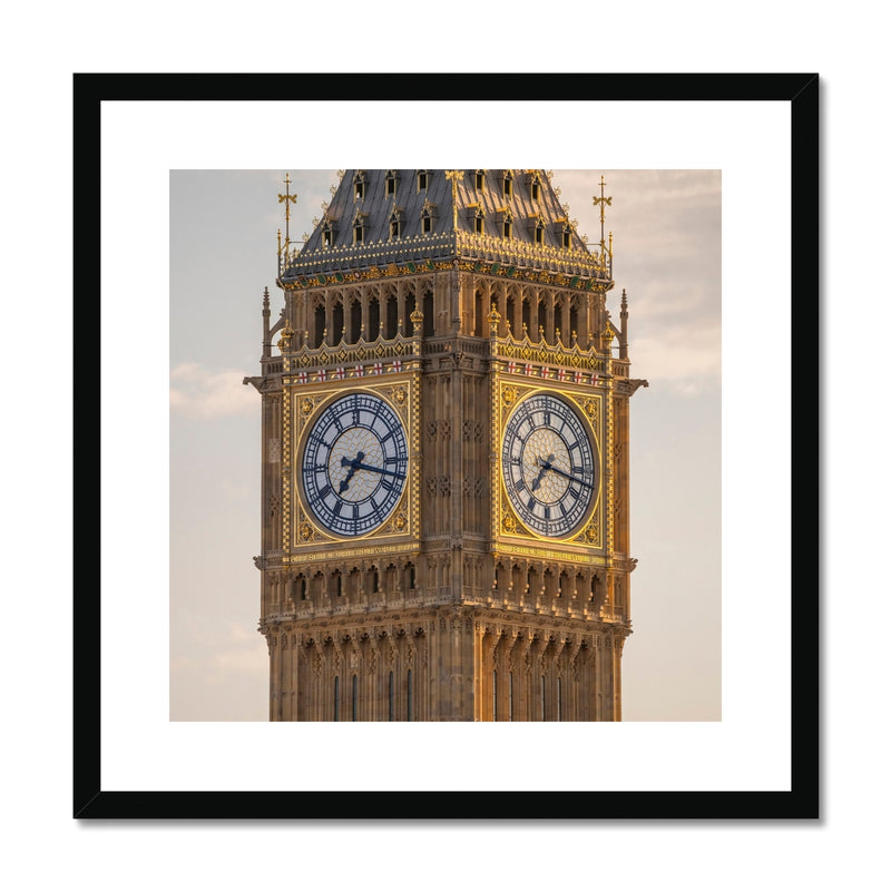 The faces of Big Ben Framed & Mounted Print