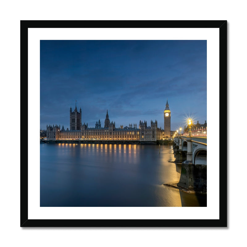 The Palace of Westminster at Night Framed Print