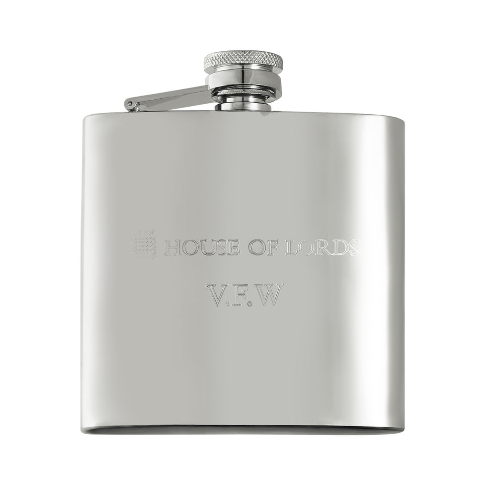 Personalised House of Lords Hip Flask featured image