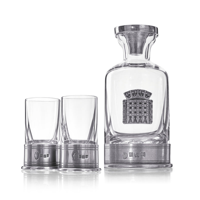 House of Lords Mini Pewter Decanter Set