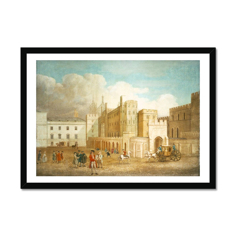 Old Palace Yard about 1760 Framed Print