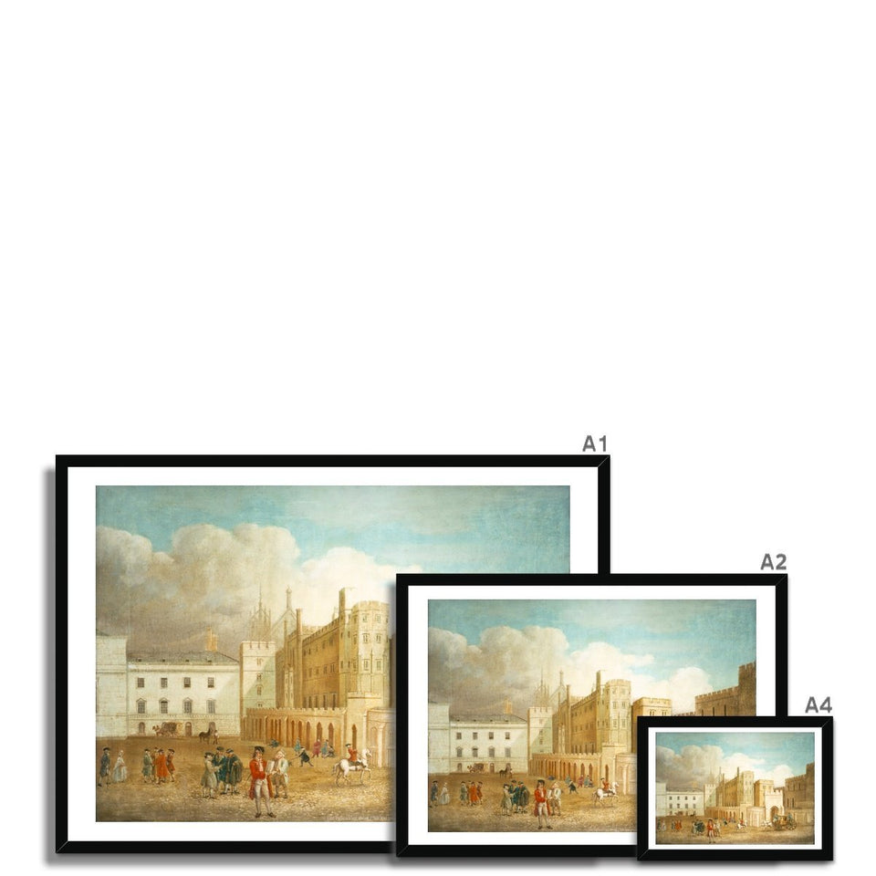 Old Palace Yard about 1760 Framed Print featured image