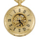 Gold Plated Half Hunter Pocket Watch image 3