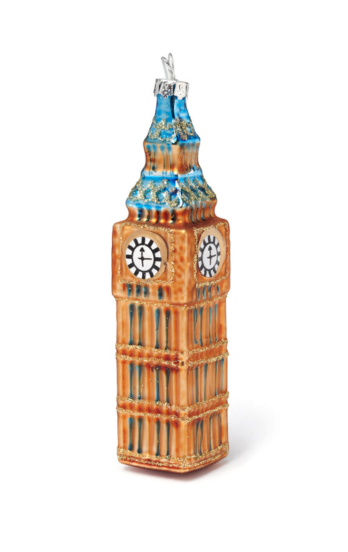 Glass Big Ben Tree Ornament