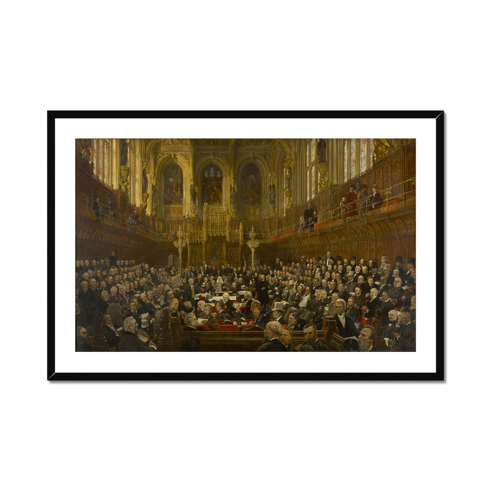 The House of Lords Framed &amp; Mounted Print featured image