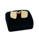 Gold and Silver Portcullis Cufflinks image 1
