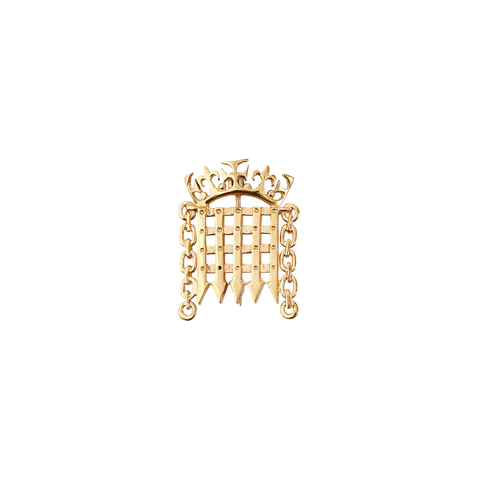 9k Gold Portcullis Brooch featured image