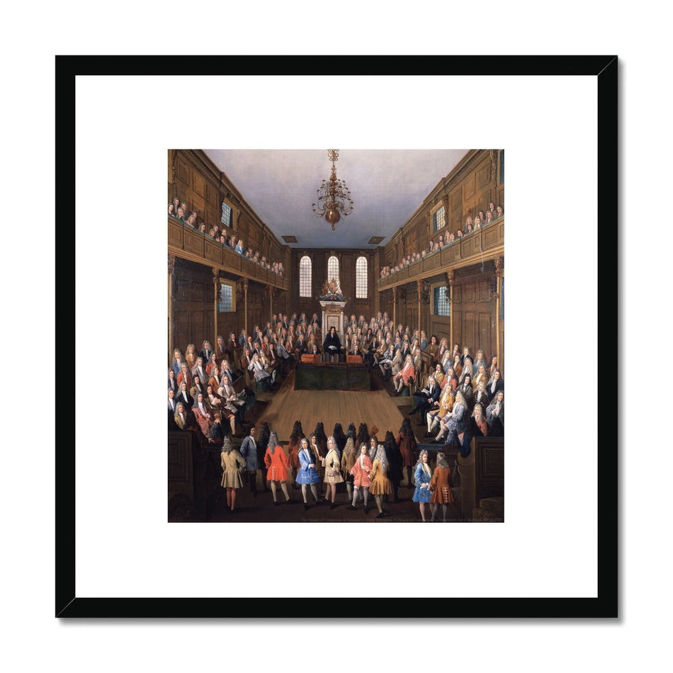The House of Commons in Session Framed Print featured image