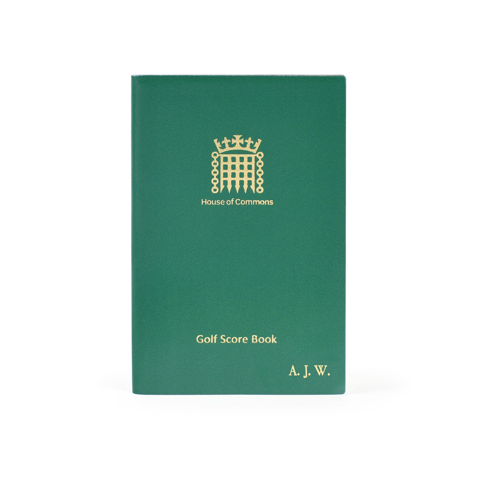 Personalised Leather Golf Score Book featured image