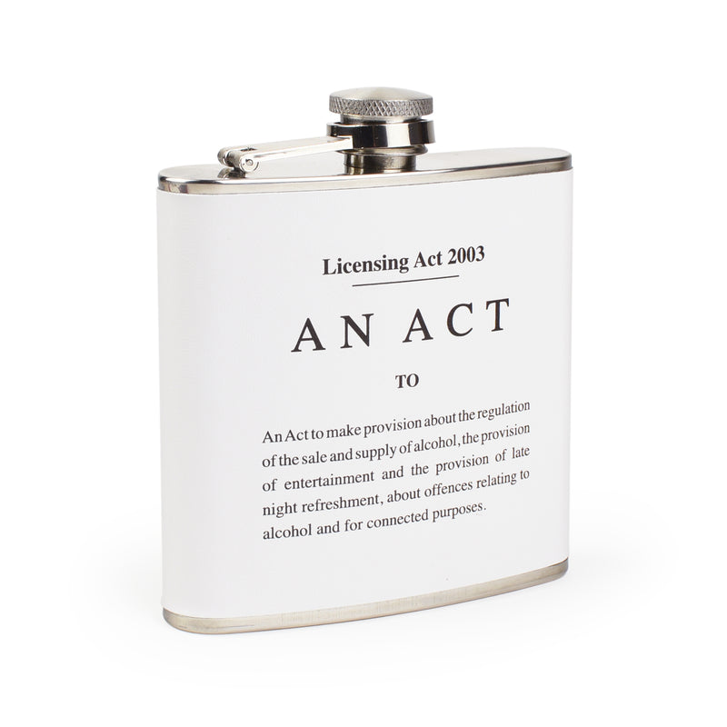 The Licensing Act Hip Flask