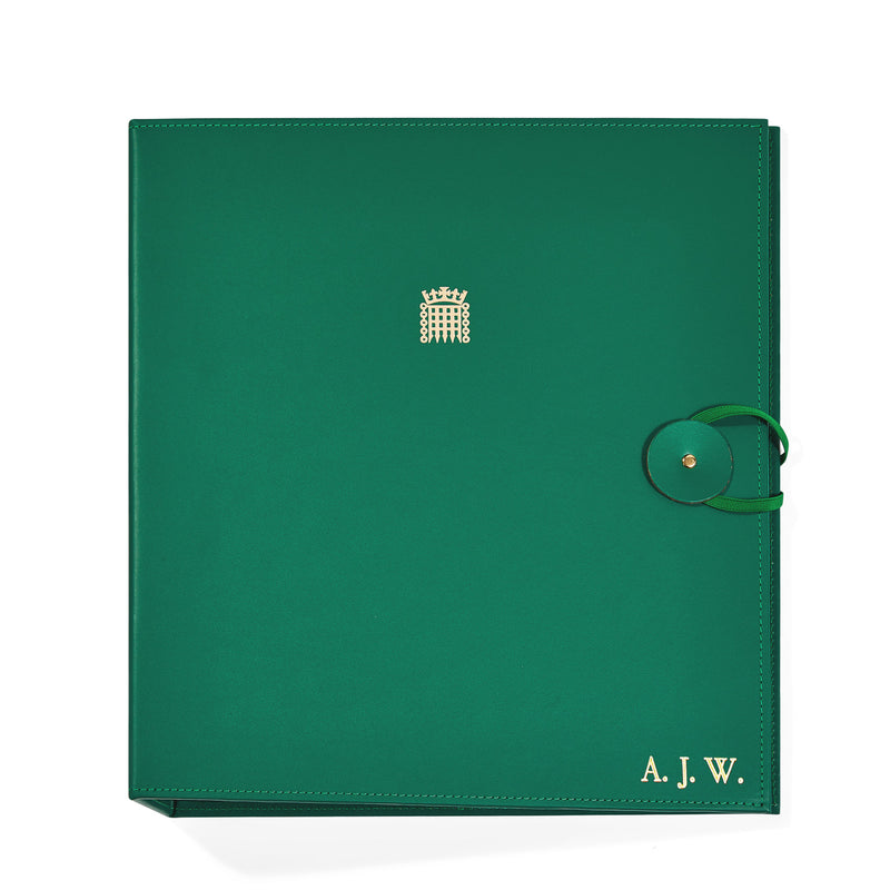 Personalised Leather Lever Arch Folder