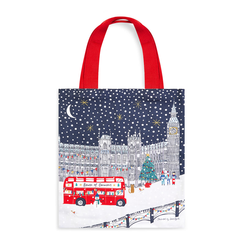 Thames Frost Fair Tote Bag by Jessica Hogarth
