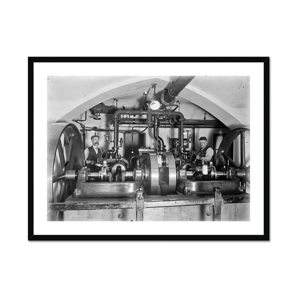 The Engine Room, c.1905 Framed &amp; Mounted Print featured image