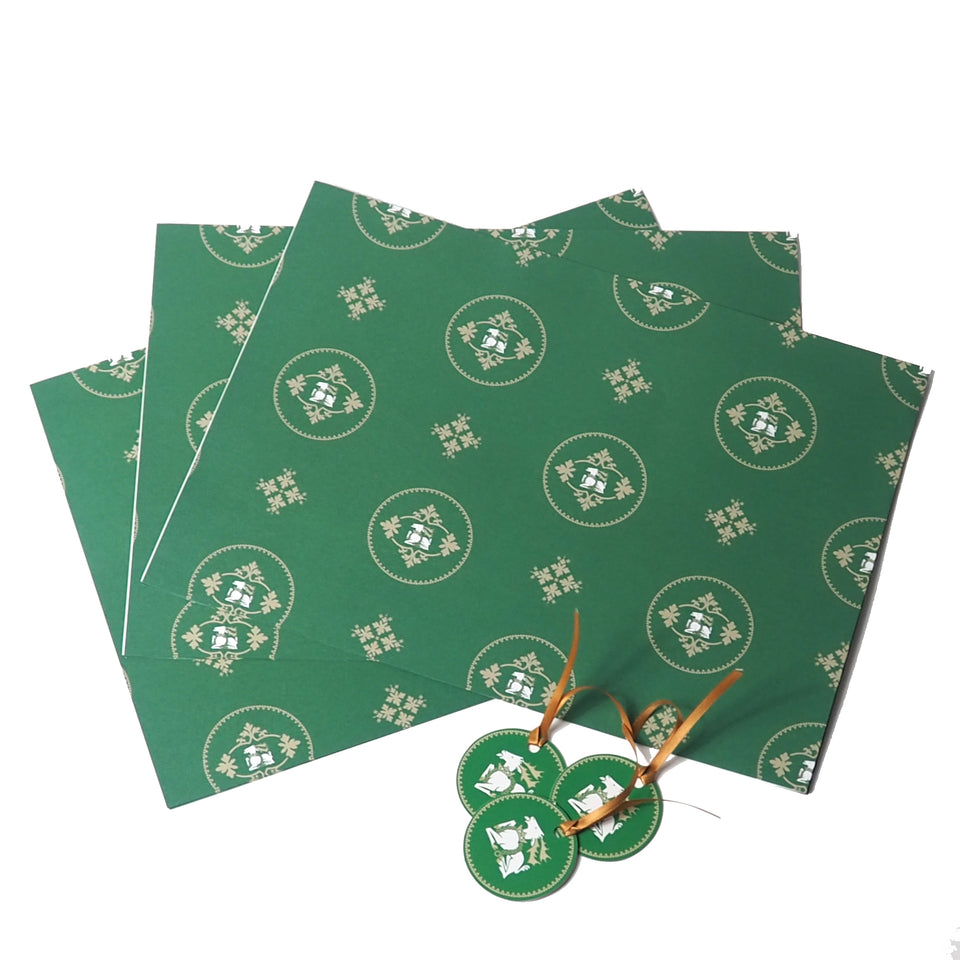 White Hart Christmas Gift Wrap Set featured image