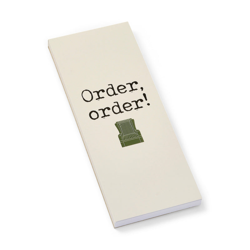 Order Order! Magnetic Shopping Jotter