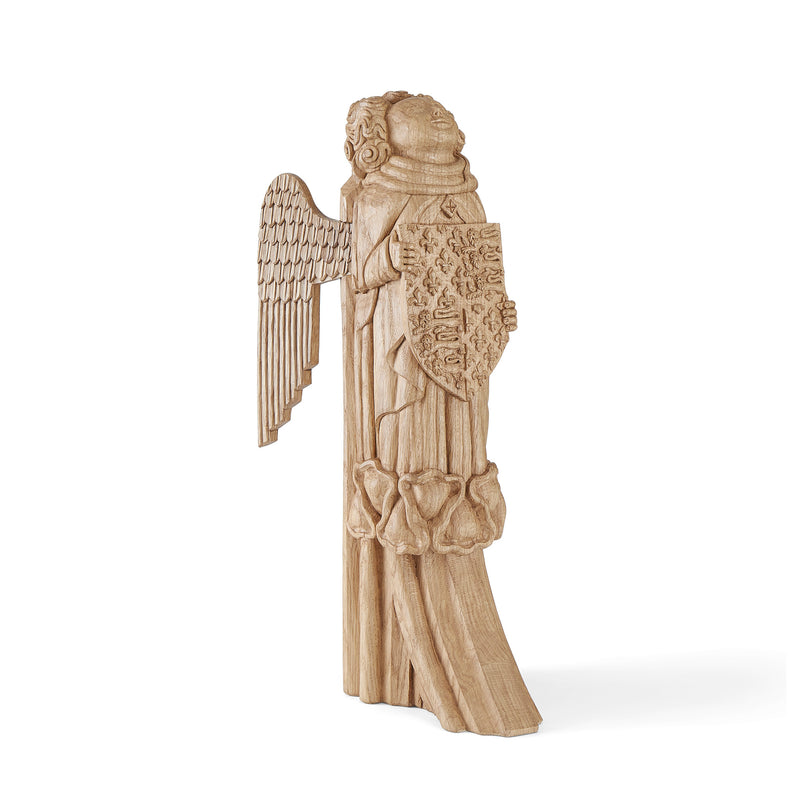 Hand-Carved Westminster Hall Angel Sculpture (52cm)