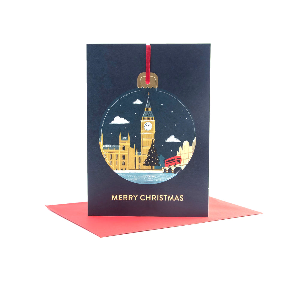 Big Ben Christmas Card with Decoration featured image