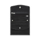 Black Leather Jewellery Roll image 2
