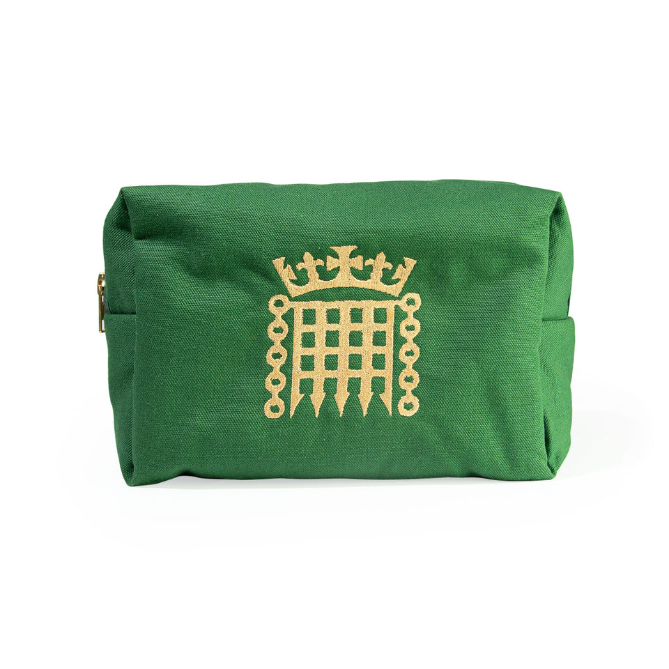 Green Canvas Portcullis Wash Bag featured image