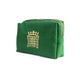 Green Canvas Padded Zip Pouch image 2