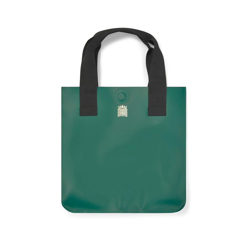 Green Leather Tote Bag