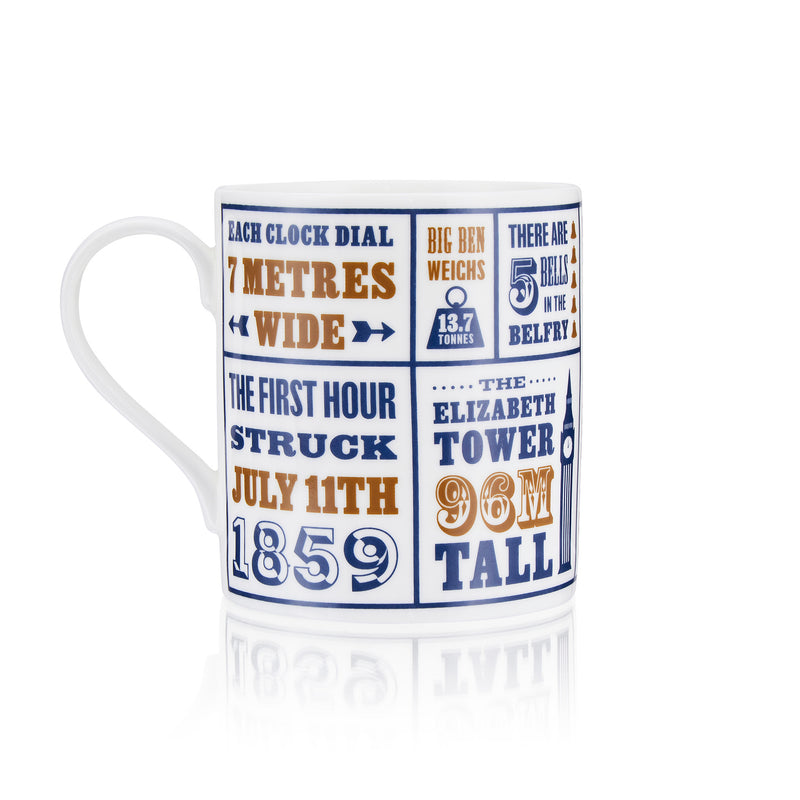 Big Ben Bone China Facts Mug