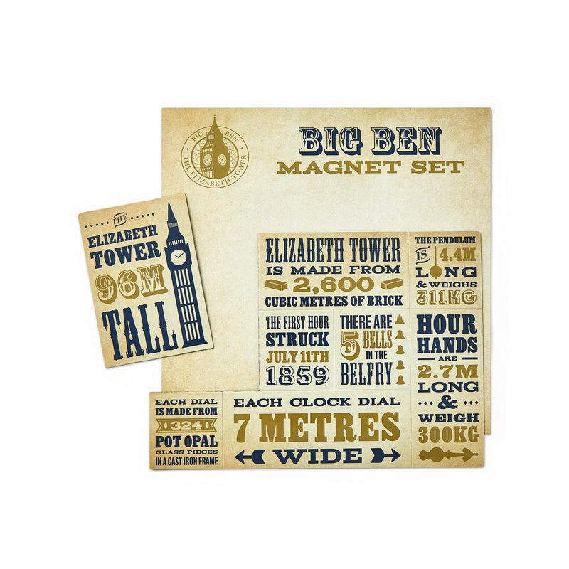 Big Ben Magnet Set