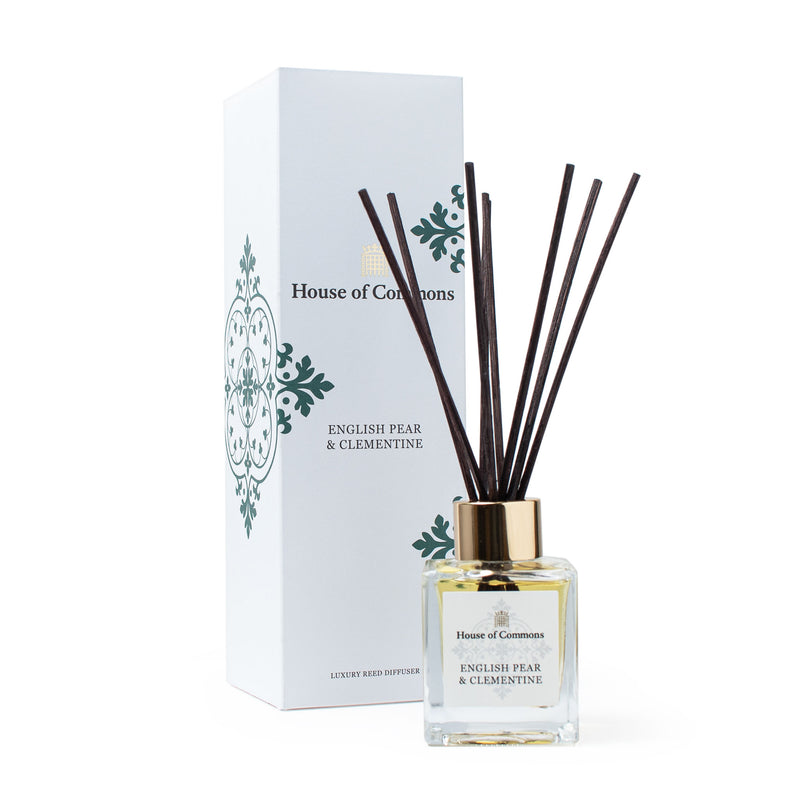 English Pear and Clementine Luxury Reed Diffuser