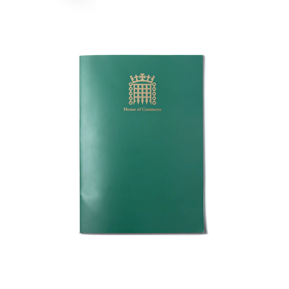 House of Commons A5 Exercise Book featured image