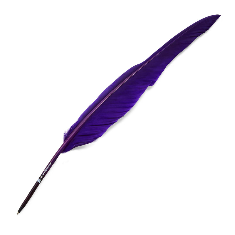 King Charles III Coronation Purple Quill Pen