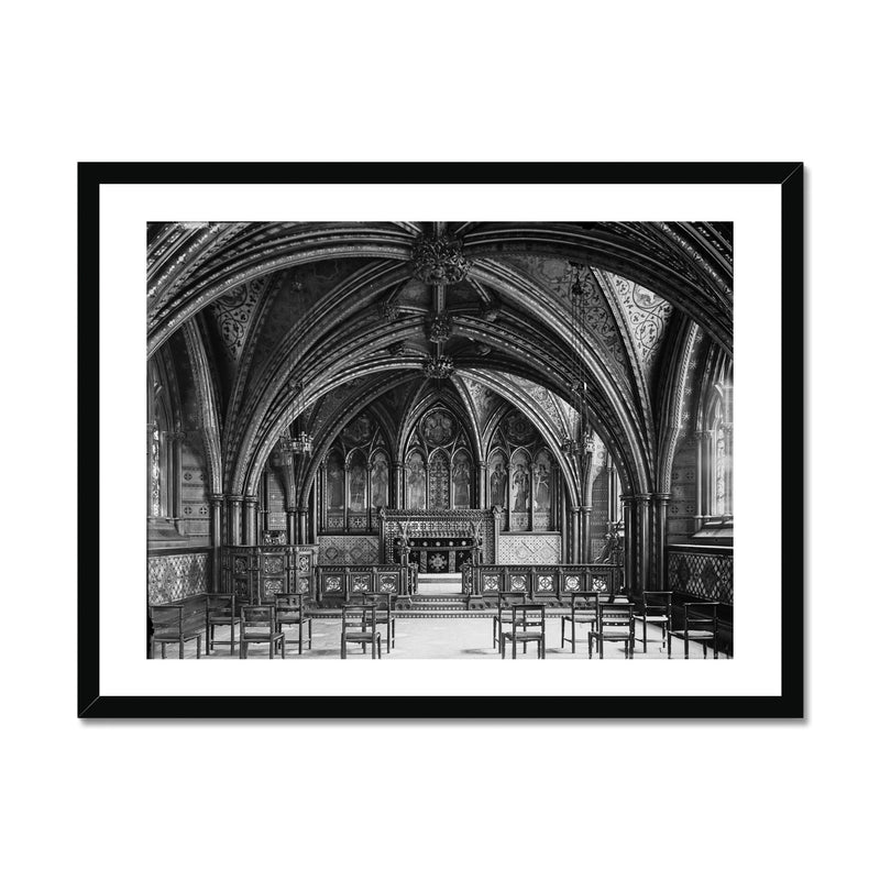Crypt Chapel (Chapel of St Mary Undercroft), c.1905 Framed Print