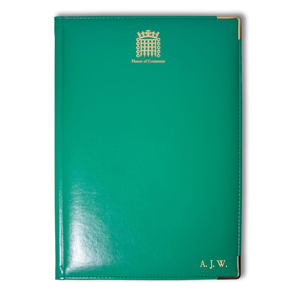 Personalised A4 House of Commons Notebook featured image
