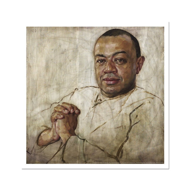 Portrait of Paul Boateng Fine Art Print