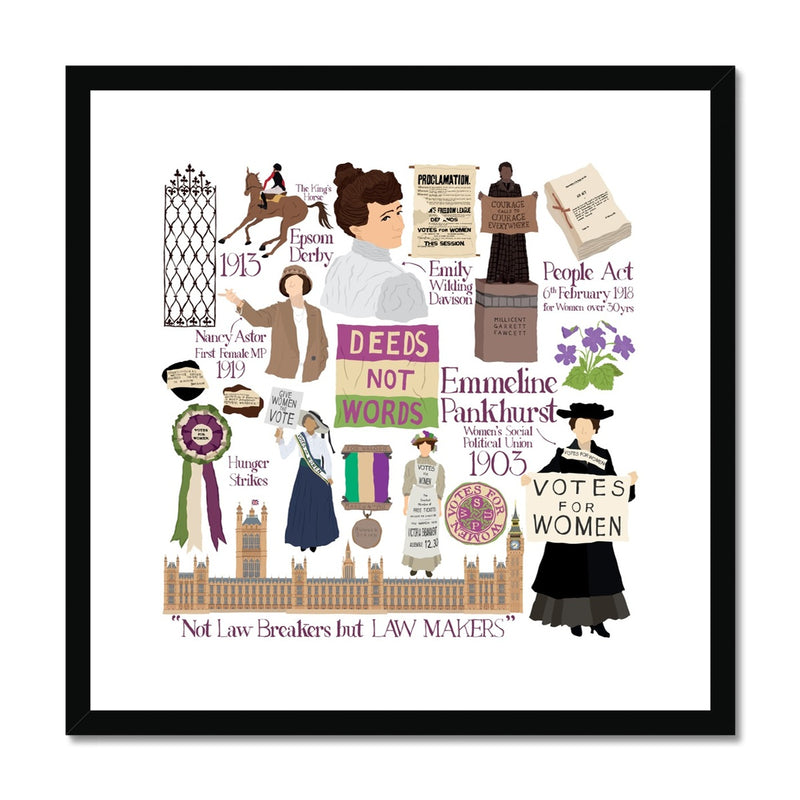 Votes for Women Framed & Mounted Print