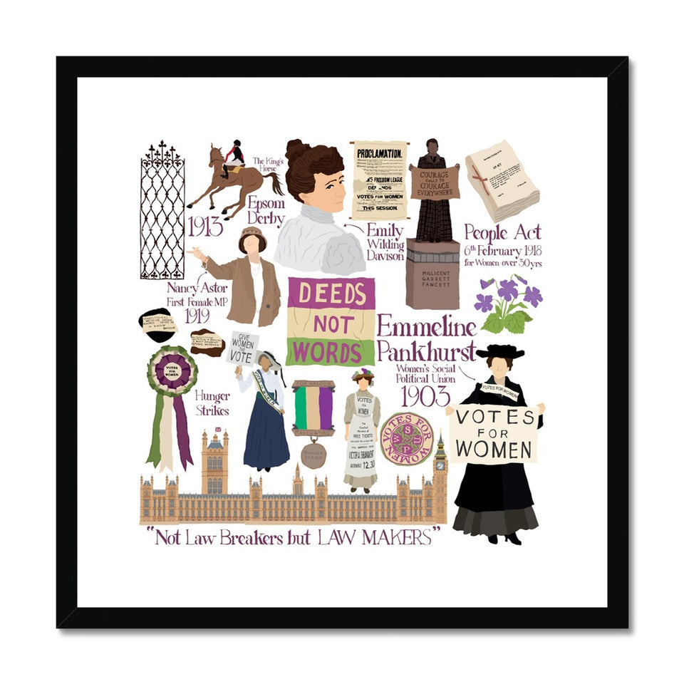 Votes for Women Framed &amp; Mounted Print featured image