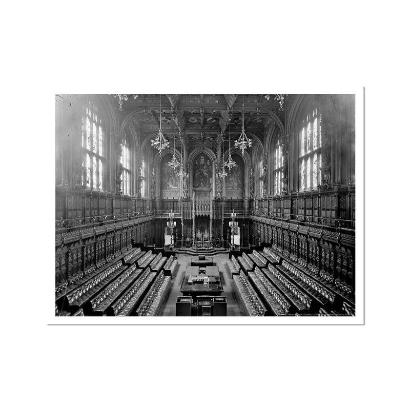 The House of Lords Chamber, 1905 Fine Art Print