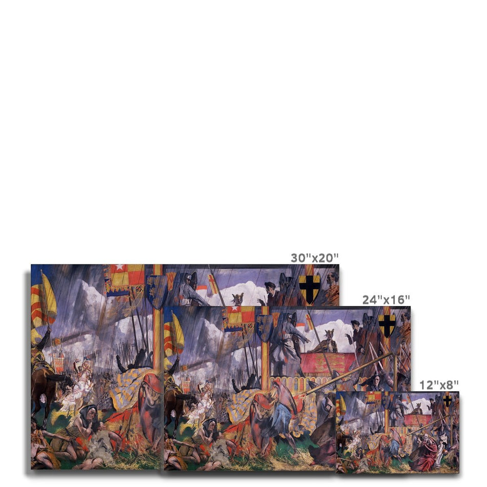 King John Assents to the Magna Carta Canvas featured image